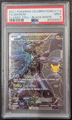 2021 Pokemon Celebrations PSA 9 Full Art Zekrom Black/White No. 114 (c)