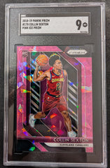 2018-19 Panini Prizm #170 Collin Sexton Pink Ice Prizm SGC 9