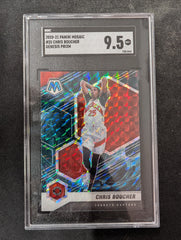 2020-21 Panini Mosaic #20 Chris Boucher Genesis Prizm
