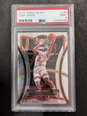2019 Panini Select Coby White PSA 9
