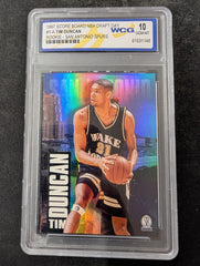 1997 Score Board NBA Draft Day #1-A Tim Duncan WCG 10