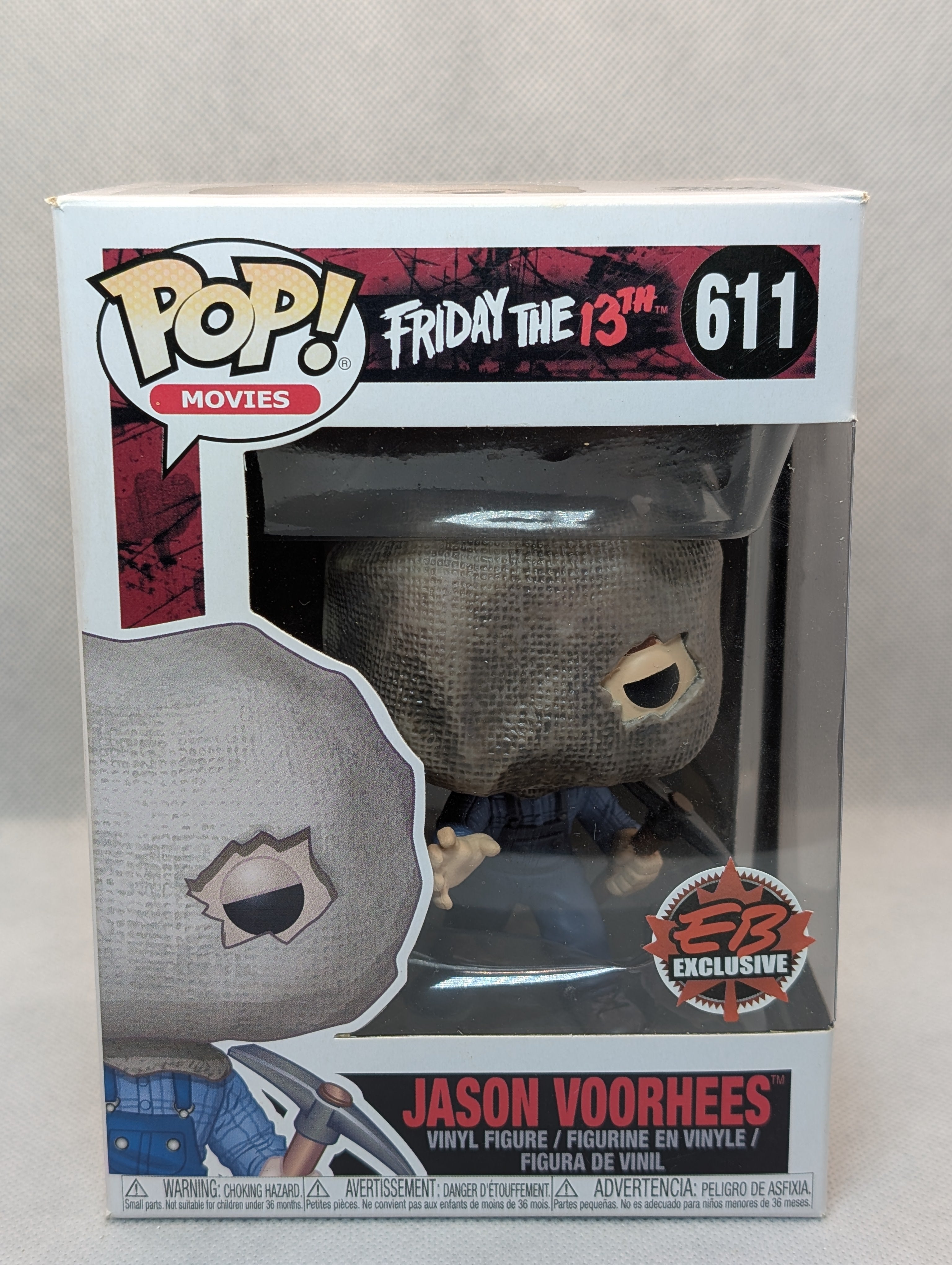 Funko Pop! Movies Friday the 13th Jason Voorhees Figure #611 - ES Funko Pop! Movies Friday the 13th Jason Voorhees Figure #611 - ES