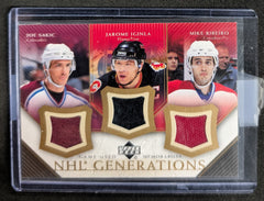 2005-06 Upper Deck NHL Generation Game Used Sakic/Iginla/Ribeiro #T-SIR