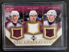 2005-06 Upper Deck NHL Generation Game Used Sakic/Hejduk/Tanguay #T-SHT