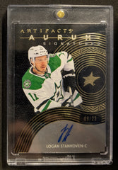 2024-25 Upper Deck Artifacts Logan STANKOVEN Aurum Rookie Auto 09/25