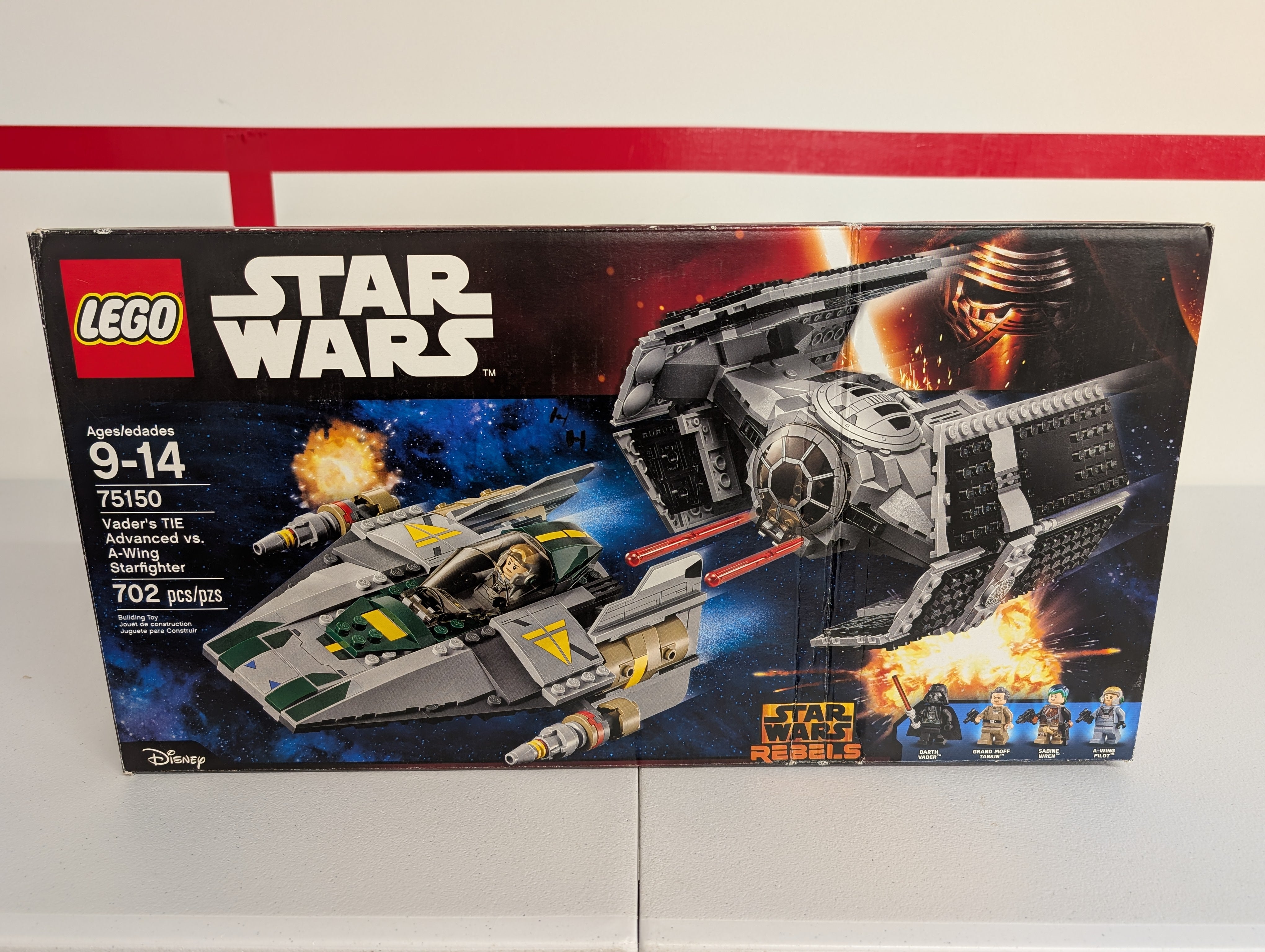 Vader's Tie Advanced VS A-Wing