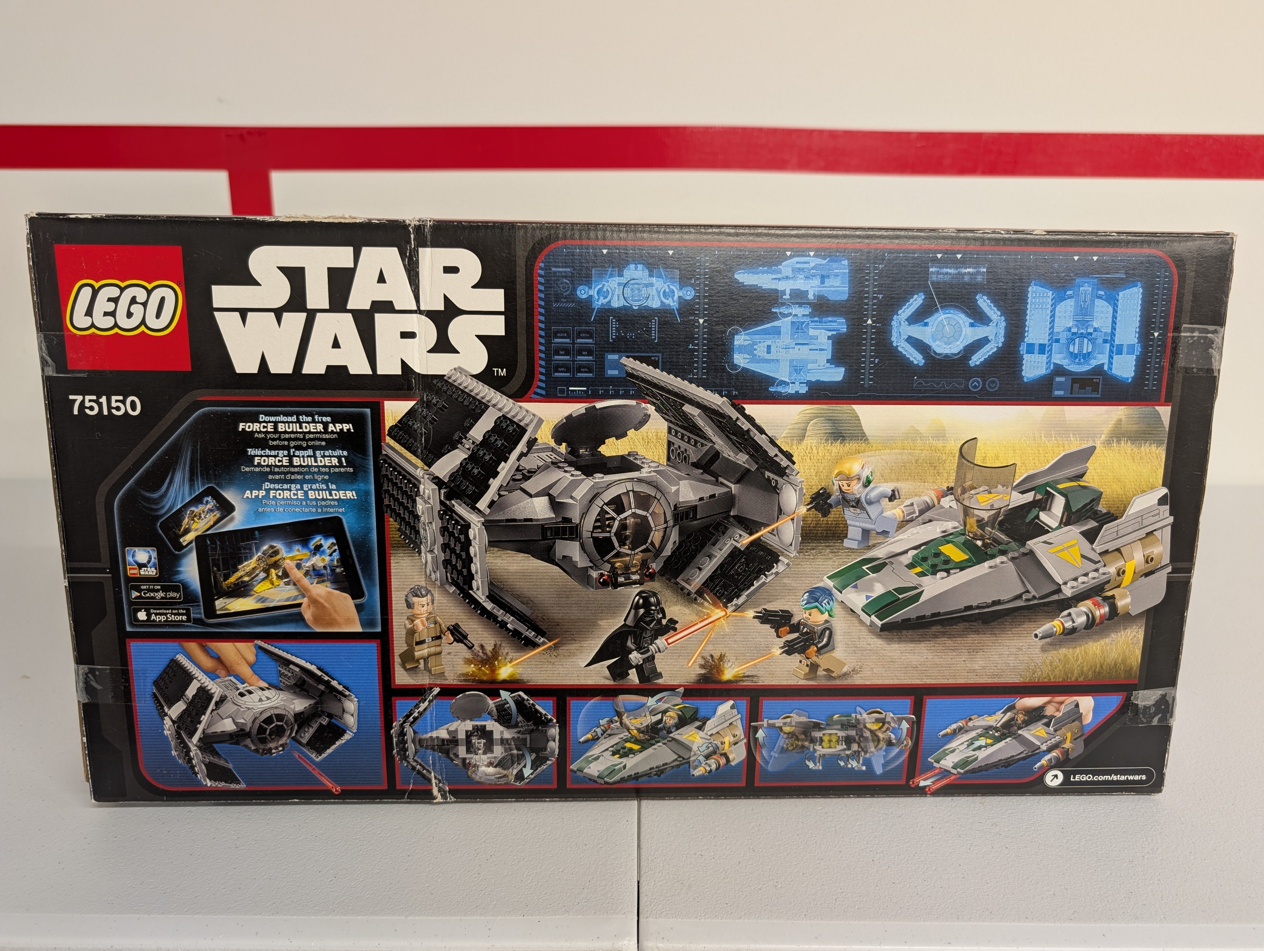 Vader's Tie Advanced VS A-Wing