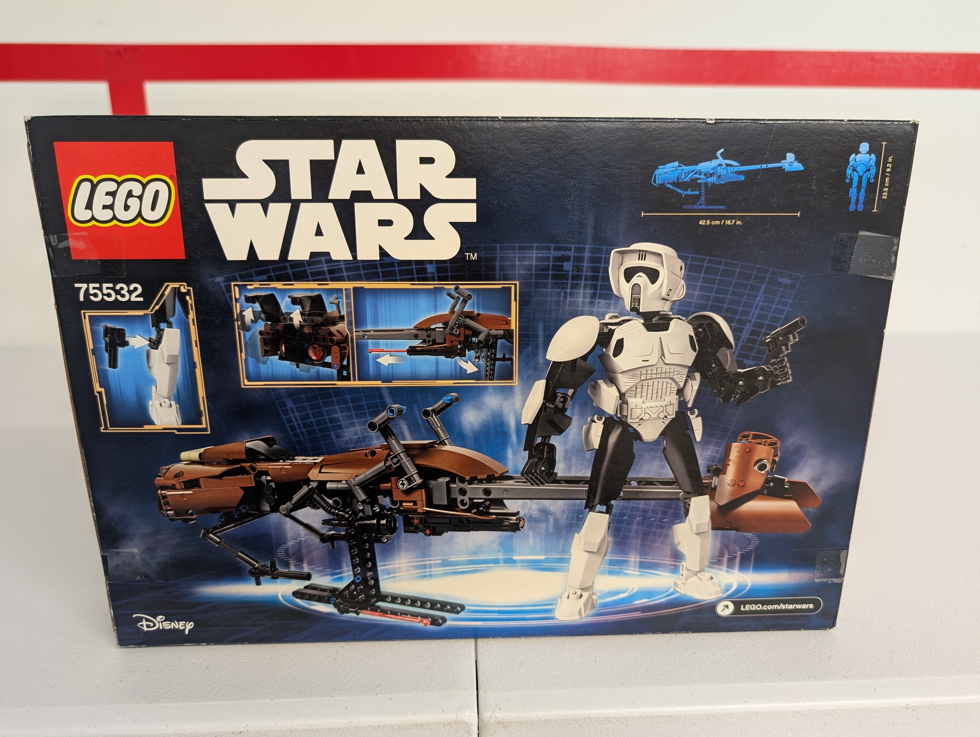 Scout Trooper And Speeder Bike