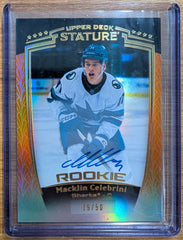 2024-25 Upper Deck Stature Macklin Celebrini Autograph /50