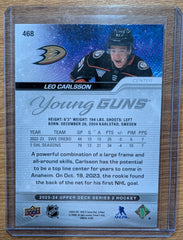 2023-24 Upper Deck Leo Carlsson Young Guns