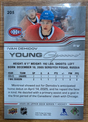 2025-26 Upper Deck Ivan Demidov Young Guns