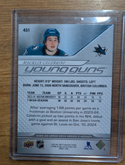 2024-25 Upper Deck Macklin Celebrini Young Guns