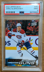 2022 Upper Deck Juraj Slafkovsky Young Guns PSA 9
