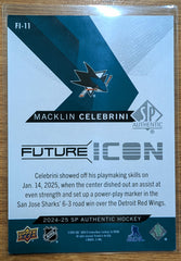 2024-25 SP Authentic Macklin Celebrini Future Icon 008/399