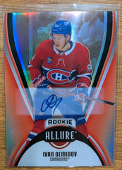 2025-26 Allure Hockey Ivan Demidov Red Rainbow Auto