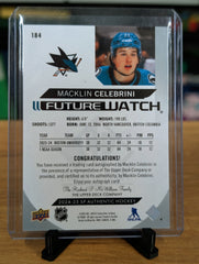 2024-25 SP Authentic Macklin Celebrini Future Watch Auto /999