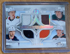 2023-24 Ultimate Quad Material Bedard-Cooley-Fantilli-Carlson /149