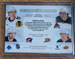 2023-24 Ultimate Quad Material Bedard-Cooley-Fantilli-Carlson /149