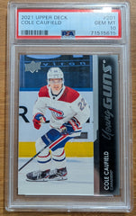 2021 Upper Deck Cole Caufield Young Guns PSA 10