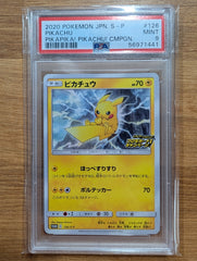 2020 Pokemon JPN S-P Pikachu PikaPika Campaign - PSA 9