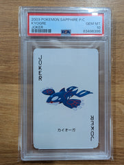 2003 Pokemon Sapphire P/C Kyogre "Joker" - PSA 10