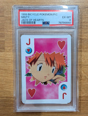 1999 Bicycle Pokemon Misty "Jack of Hearts" - PSA 6