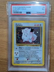 2000 Pokemon Base Set II Clefairy Holo - PSA 7