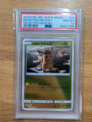 2019 Pokemon JP Sun & Moon Detective Pikachu - PSA 10