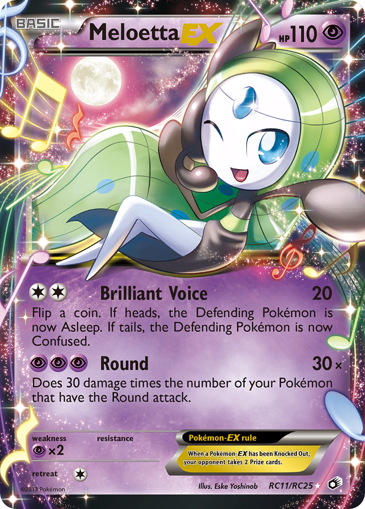 Meloetta-EX - RC11 - Legendary Treasures