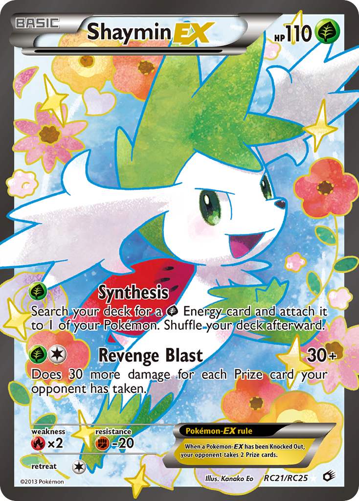 Shaymin-EX - RC21 - Legendary Treasures