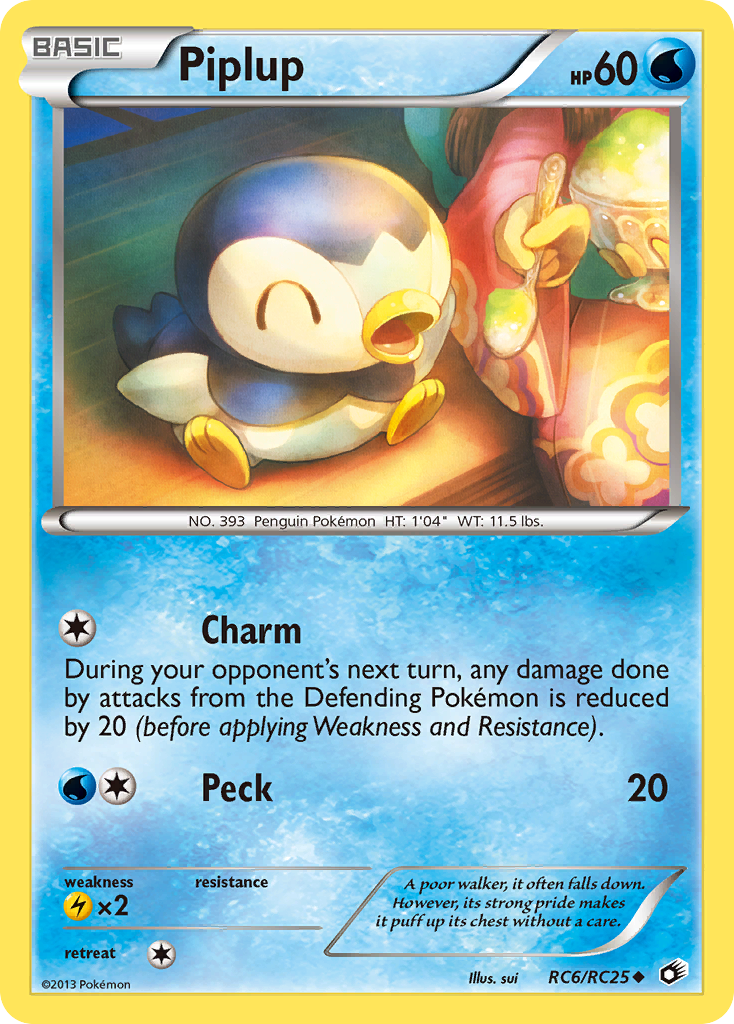 Piplup - RC6 - Legendary Treasures