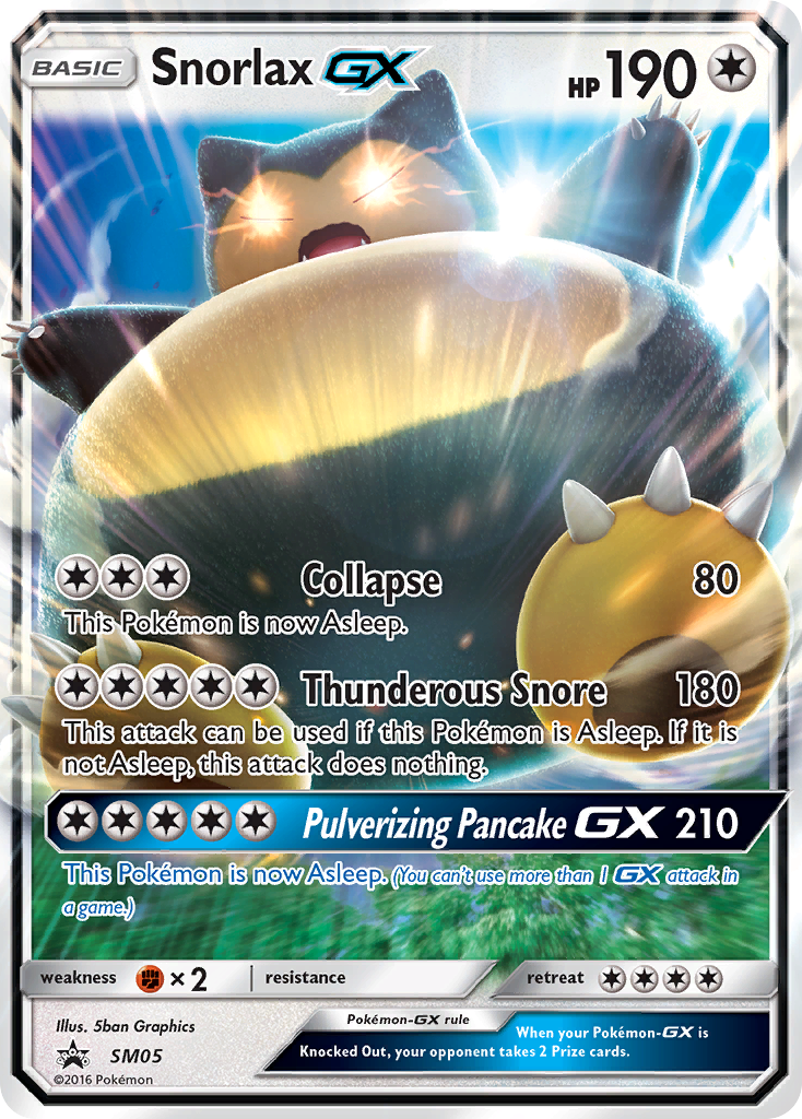 Snorlax-GX - SM05 - SM Black Star Promos