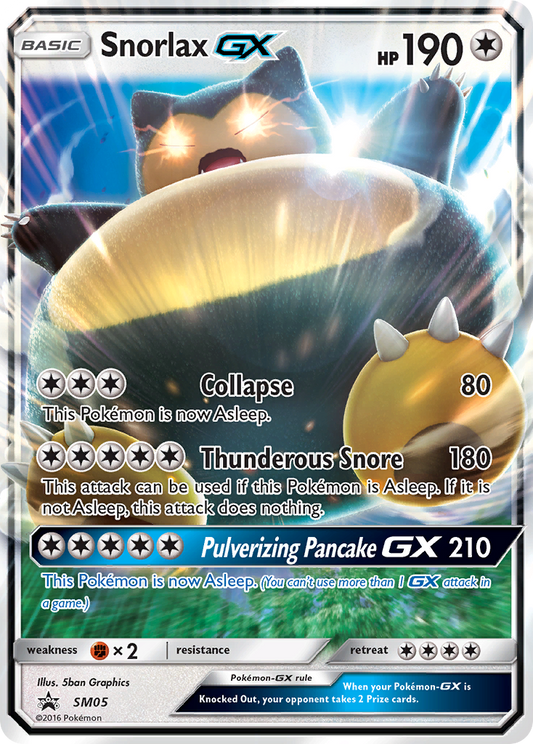 Snorlax-GX - SM05 - SM Black Star Promos