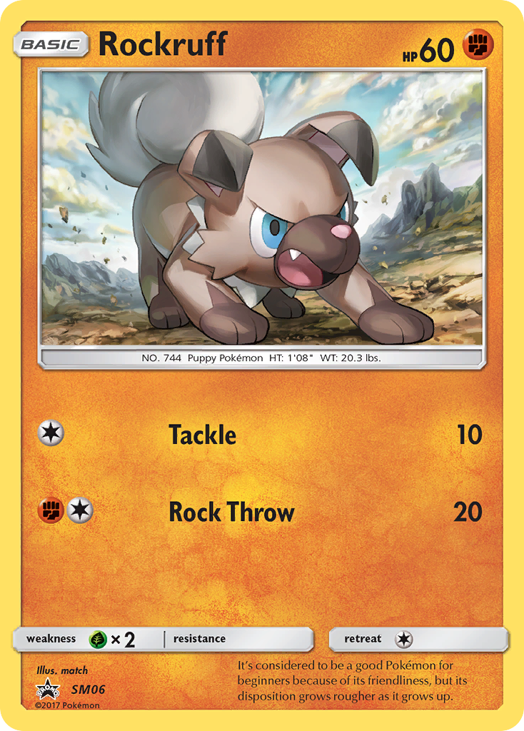 Rockruff - SM06 - SM Black Star Promos