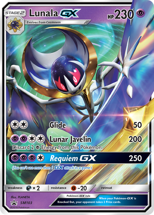 Lunala-GX - SM103 - SM Black Star Promos