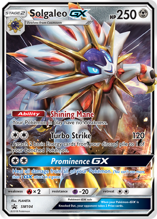 Solgaleo-GX - SM104 - SM Black Star Promos