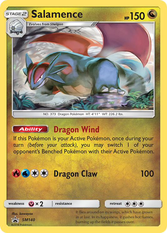 Salamence - SM140 - SM Black Star Promos