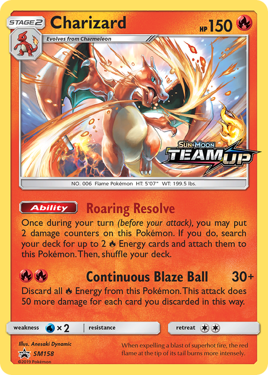 Charizard - SM158 - SM Black Star Promos