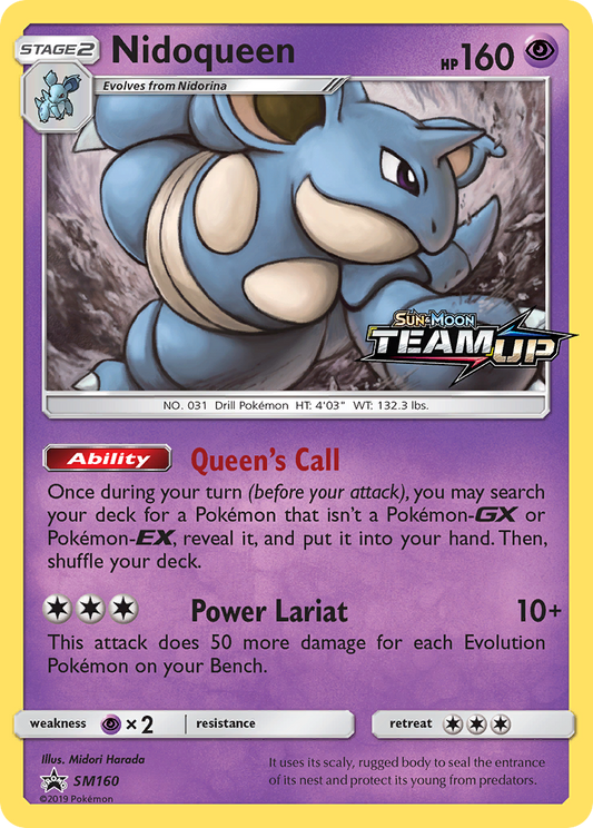 Nidoqueen - SM160 - SM Black Star Promos