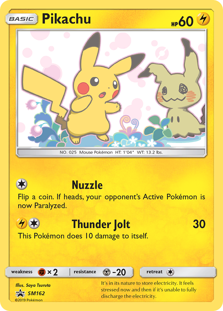 Pikachu - SM162 - SM Black Star Promos