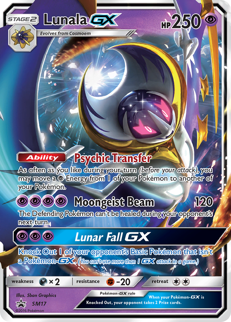 Lunala-GX - SM17 - SM Black Star Promos