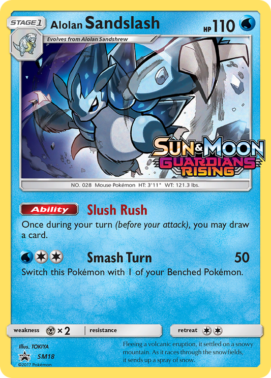 Alolan Sandslash - SM18 - SM Black Star Promos