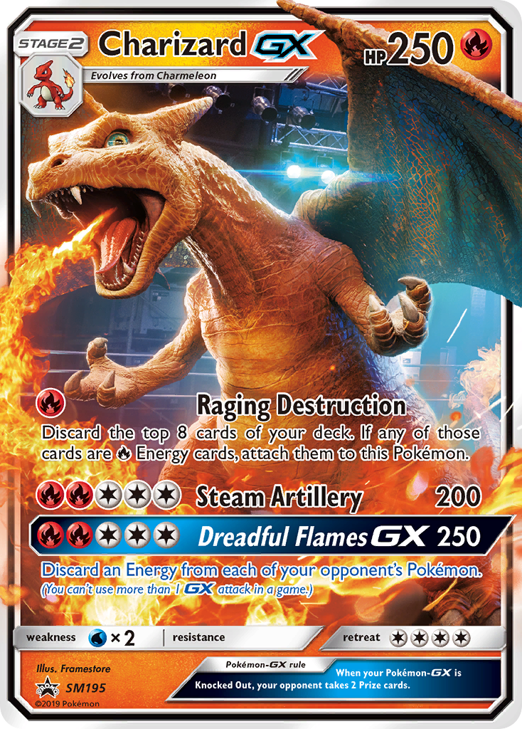 Charizard-GX - SM195 - SM Black Star Promos