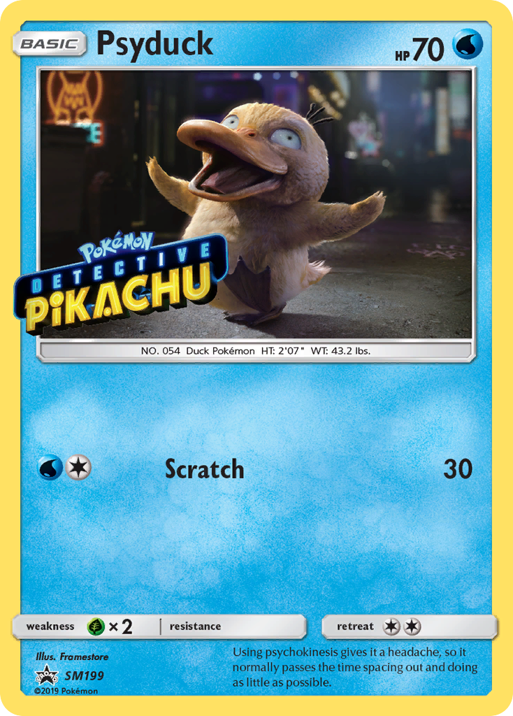 Psyduck - SM199 - SM Black Star Promos