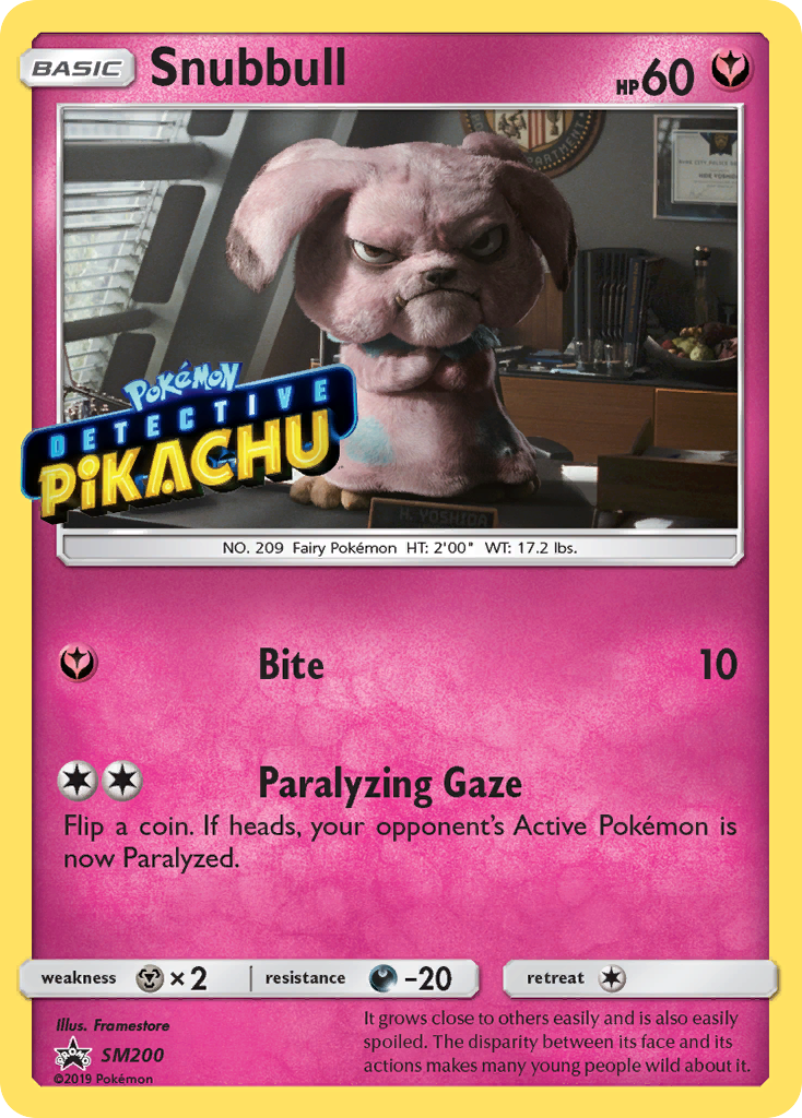 Snubbull - SM200 - SM Black Star Promos
