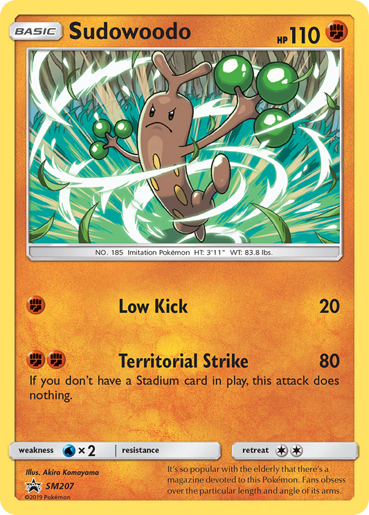 Sudowoodo - SM207 - SM Black Star Promos