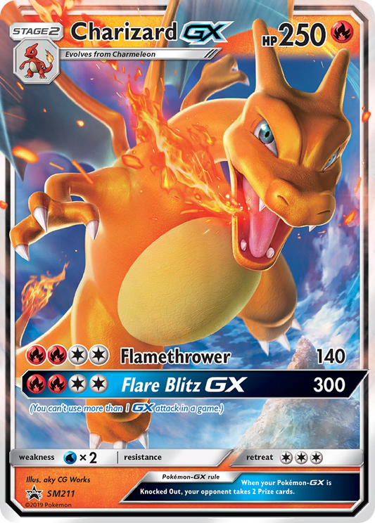 Charizard-GX - SM211 - SM Black Star Promos