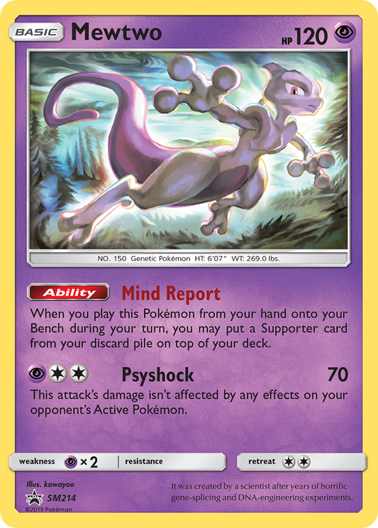 Mewtwo - SM214 - SM Black Star Promos