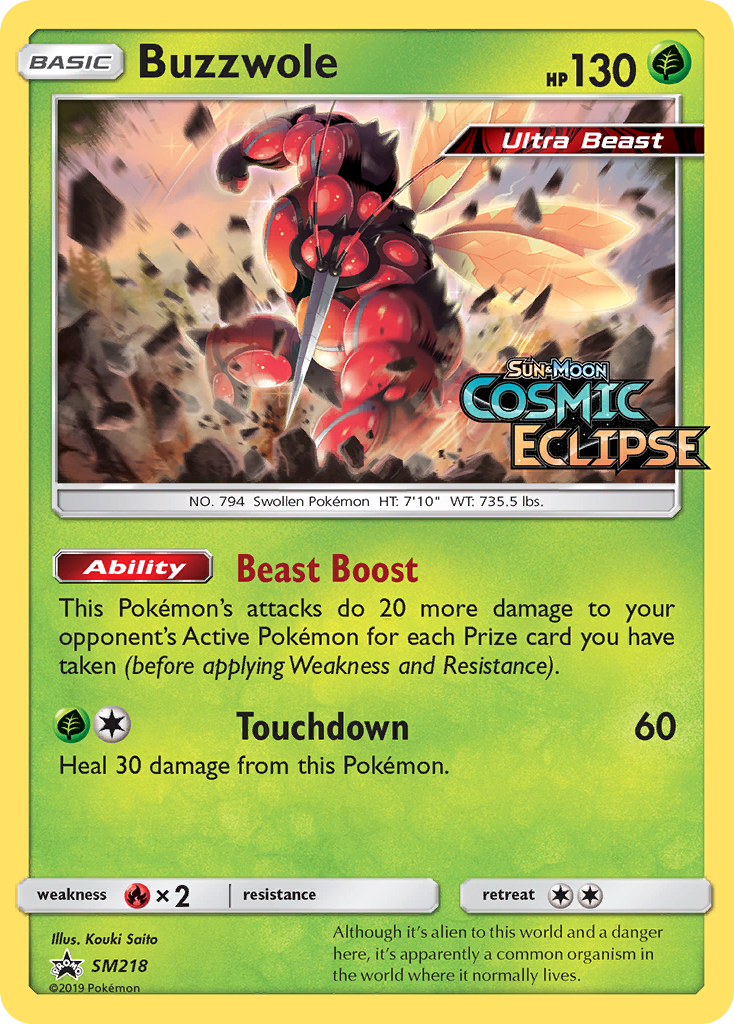 Buzzwole - SM218 - SM Black Star Promos