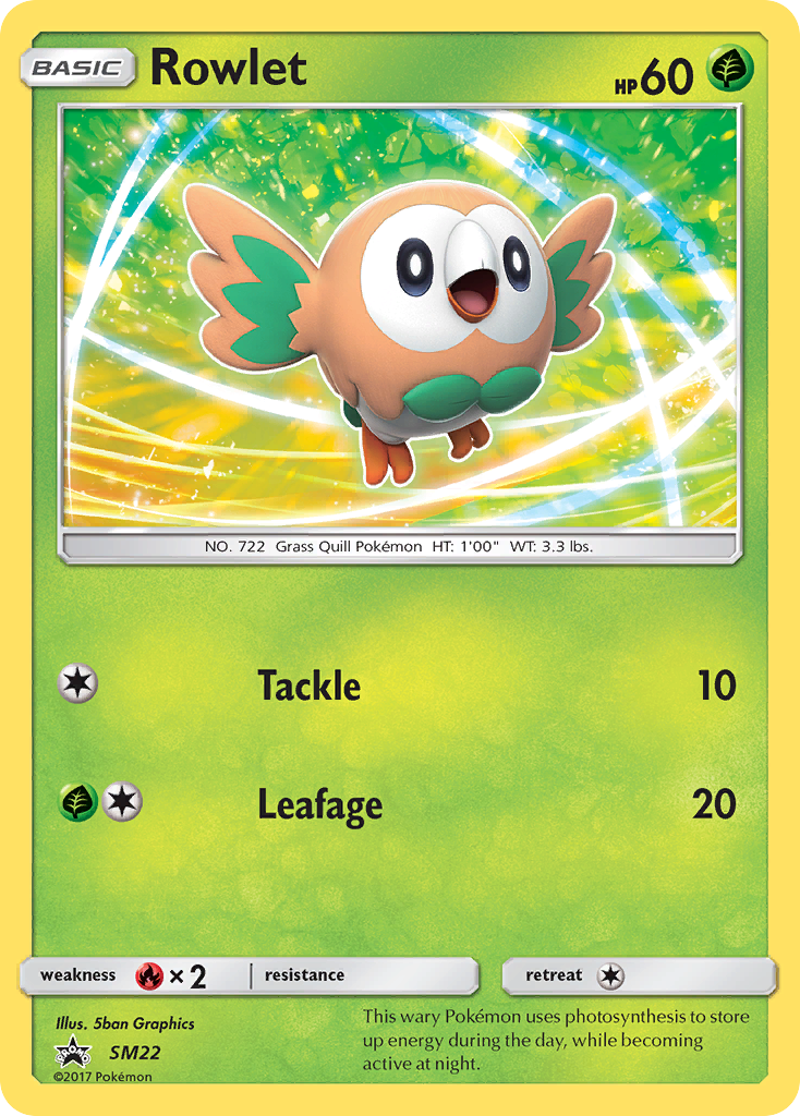 Rowlet - SM22 - SM Black Star Promos